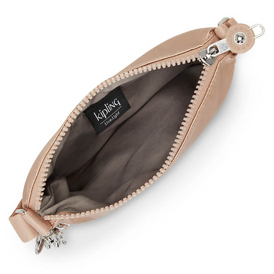 Sac Mini Kipling Keiko Metallic Crossbody Doré | FR 1880HA